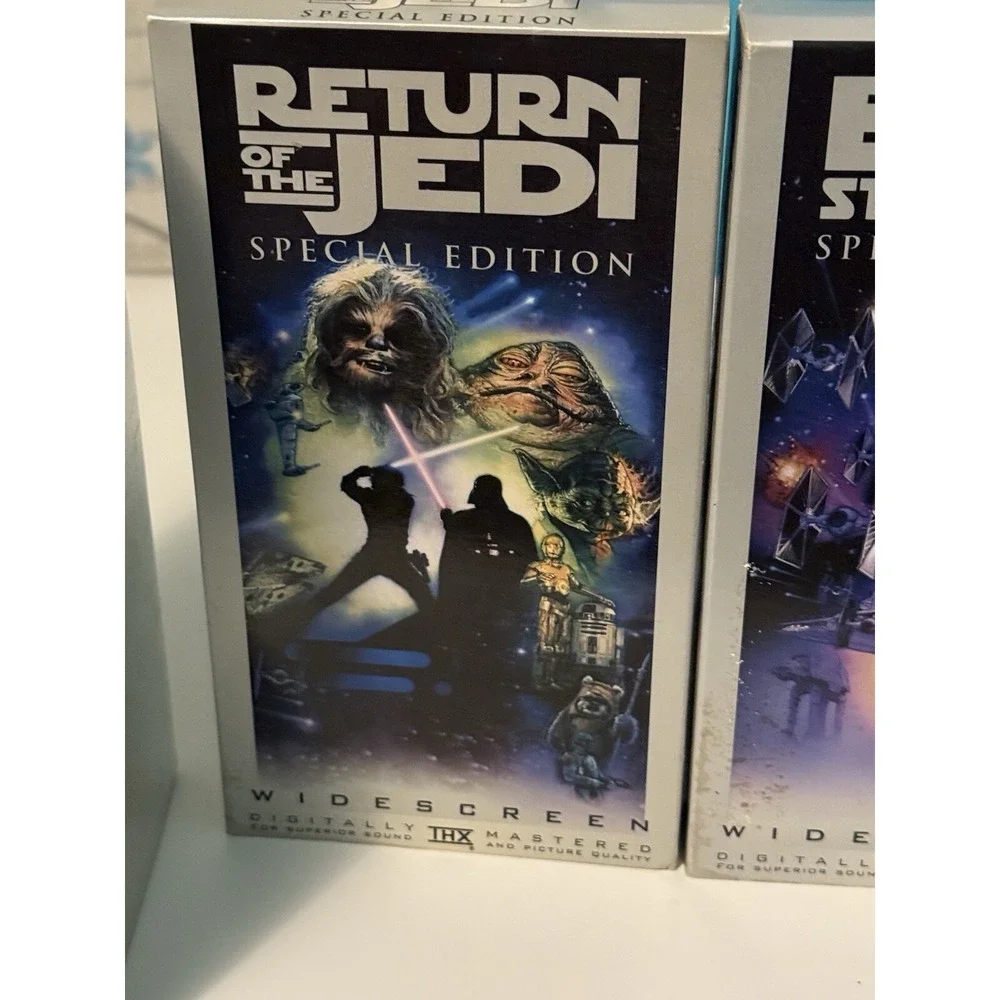 Star Wars Box Set (VHS, 1997, Special Edition) Jedi Tapes Widescreen , Good Cond